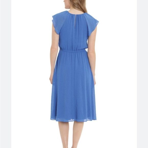 London Times Cobalt Blue Ari MIDI Size 2 NWT casual spring summer - Picture 2 of 12